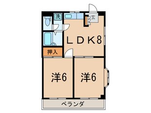 ハピリ－の物件間取画像